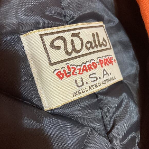 Walls Mens Vtg Blizzard Pruf insulated coveralls NWT Sz M short 38-40 USA - Picture 5 of 10